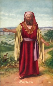 Nátán, az Ószövetség prófétája (színes litográfia) alkotó: English School