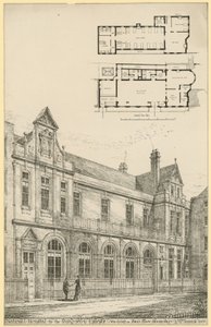 Országos Bénult és Epilepsziás Kórház: új szárny a Powis Place-ben, Bloomsburyben alkotó: English School