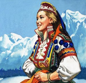Jugoszlávia nemzeti viselete alkotó: English School