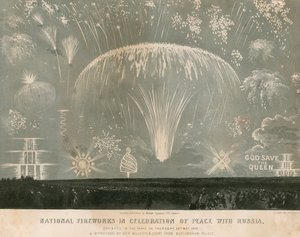 Országos tűzijáték az Oroszországgal kötött béke ünneplésére, 1856. május 29 alkotó: English School