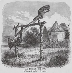 Amerikai indián hintaló (metszet) alkotó: English School