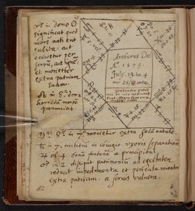 Arthur Dee születése, SLOANE 1902, 28. o. alkotó: English School