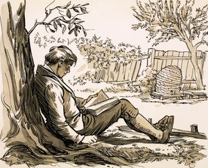 David Douglas természettudóst a Robinson Crusoe olvasása ihlette a felfedezésre alkotó: English School