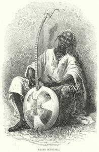 Negro Minstrel (metszet) alkotó: English School