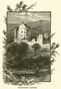 Neidpath kastély (metszet) alkotó: English School