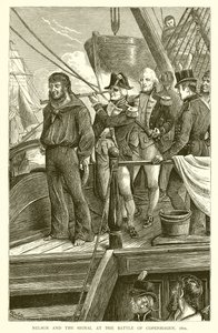 Nelson és a jel a koppenhágai csatában, 1801