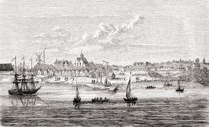 Új Amszterdam, 17. századi holland település a Manhattan-sziget déli csücskén, Amerika, Ward and Lock