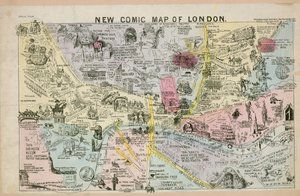 London új képregénytérképe