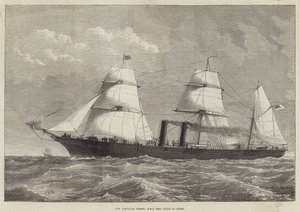 Új küldőhajó, HMS Iris, acélból alkotó: English School
