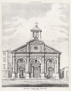 New Front, Szent Jakab-kápolna, Marylebone (metszet) alkotó: English School