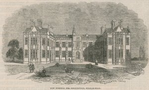 Új fogyasztási kórház, a Fulham Road alkotó: English School