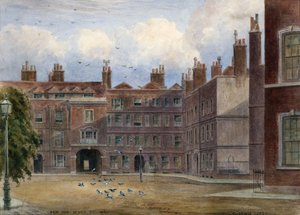 New Inn, Wych Street, 1901 (wc papíron) alkotó: English School