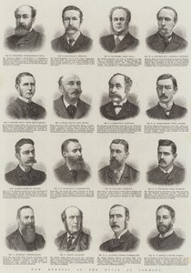 Az alsóház új tagjai (metszet) alkotó: English School
