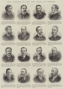 Az új alsóház új tagjai (metszet) alkotó: English School