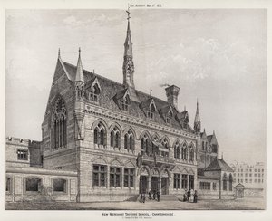New Merchant Taylors School, Charterhouse (metszet) alkotó: English School