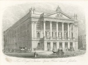 Új Királyi Olasz Operaház, Covent Garden, London alkotó: English School