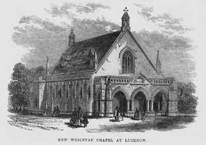 Új Wesley-kápolna Lucknow-ban alkotó: English School