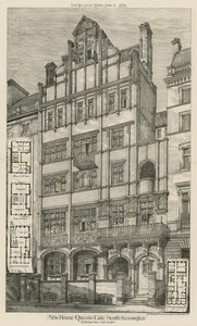 Új ház, Queens Gate, South Kensington, London alkotó: English School
