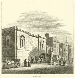 Newgate (metszet) alkotó: English School