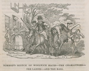 Nimrods vázlat a woolwichi versenyekről alkotó: English School