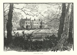 Nonsuch Park (metszet) alkotó: English School