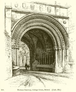 Norman Gateway, College Green, Bristol alkotó: English School