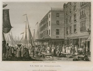 Billingsgate északkeleti nézete alkotó: English School