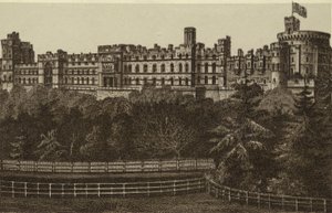Északi front, Windsori kastély (litho) alkotó: English School