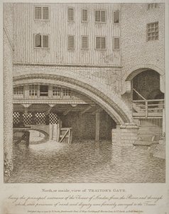 North View of Traitors Gate, Tower of London, kiadó: Nathaniel Smith (fl.1740-1802) 1798 alkotó: English School