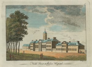A Chelsea Kórház északi frontja alkotó: English School