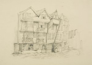A Baldwin Street északi oldala (ceruza papíron) alkotó: English School