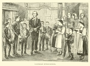 Norvég vasárnapi iskola alkotó: English School