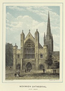 Norwichi katedrális, nyugati front alkotó: English School