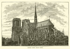 Notre Dame, hátulnézet alkotó: English School