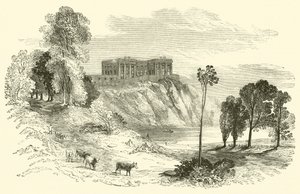Nottingham kastély (metszet) alkotó: English School