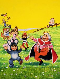 Óvodai karakterek táncolnak alkotó: English School