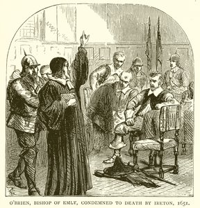 OBrien, Emly püspöke, Ireton halálra ítélte, 1651 alkotó: English School