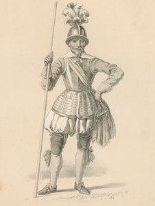 Pikemen tisztje, 1650 alkotó: English School