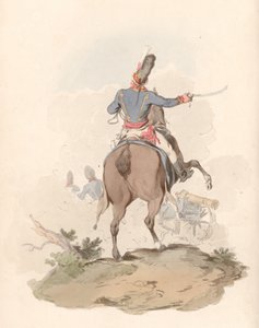 A Royal Horse Tüzérség tisztje alkotó: English School