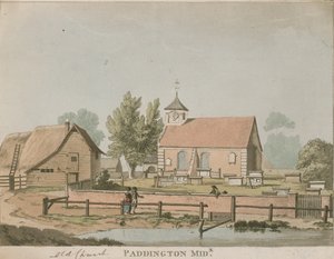 Old Church, Paddington, Middlesex alkotó: English School