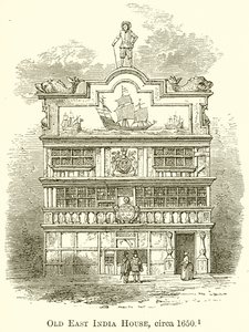 Régi kelet-indiai ház, 1650 körül alkotó: English School