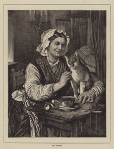 Régi barátok (metszet) alkotó: English School