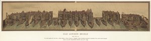 Old London Bridge 1600 körül alkotó: English School