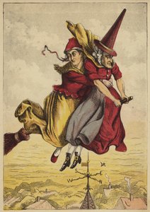 Old Mother Goose (színes metszet) alkotó: English School
