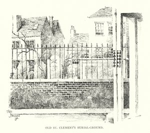 Régi Szent Kelemen temető (litho) alkotó: English School