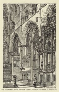 Old St Pauls, North Aisle of Choir, Pembroke grófjainak sírjai alkotó: English School