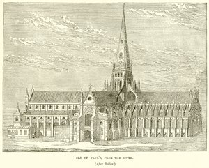 Régi St. Pauls, délről alkotó: English School
