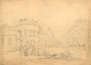Old White Conduit House, Pentonville, London; vázlat alkotó: English School