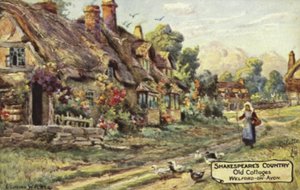 Régi nyaralók, Welford-on-Avon, Warwickshire alkotó: English School