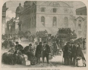 Öreg nyugdíjasok elhagyják a Greenwich Kórházat alkotó: English School